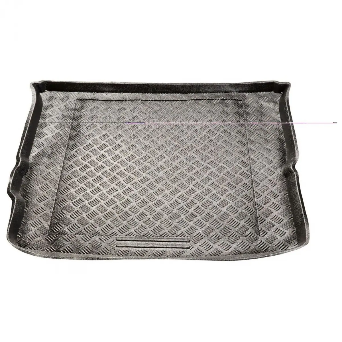 MERCEDES KLASA V (W447) od 2014 Nakładka na zderzak z zagięciem (stal + folia karbonowa)